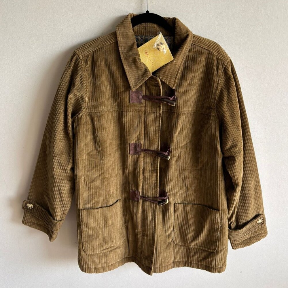 Denim&Co Brown Corduroy Jacket